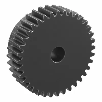 KHK GEARS Metric Spur Gear with Standard Hub - Metric Spur Gears with Standard Hub