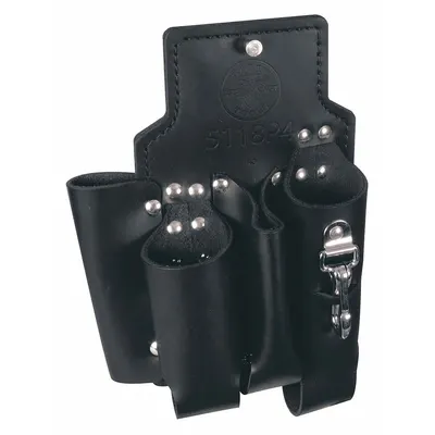 KLEIN TOOLS Tool Pouch: 4 Pockets - Leather Tool Pouches