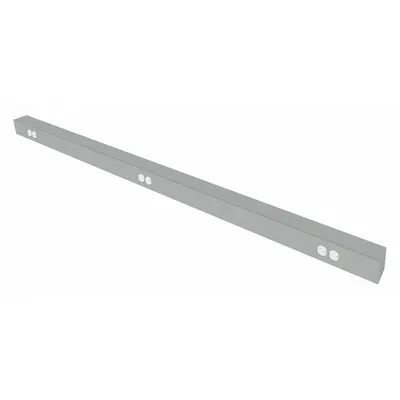 INSTOCK Electrical Wire Raceway: 5 ft Overall Lg, Aluminum - Lab Furniture Raceways & Apron Rails
