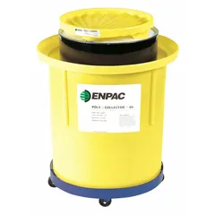This mobile spill collector kit includes a Poly-Collector 110’s Outer Shell and provides 70-gallon containment capacity. Constructed of polyethylene, it is suited for collecting and containing industrial spills in workshops, loading docks, or maintenance areas.