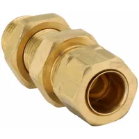 PARKER Compression Fitting Union: 3/8 in OD x 3/8 in OD Fitting Size, Compression x Compression (MPN 62PCABH-6)