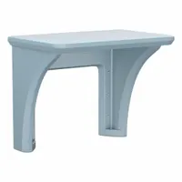 CORTECH Wall-Mount Desk: Blue Gray, 29 in Overall Ht, 36 in Overall Wd, 24 in Overall Dp, Wall Mount (MPN 7605BG)