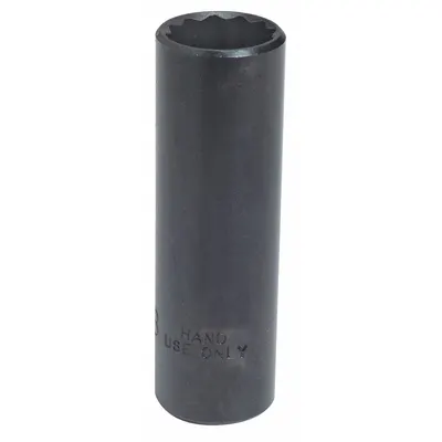 PROTO Socket: 3/8 in Drive Size, SAE, 1/2 in Socket Size, 12-Point, Deep - 3/8" Drive Impact Sockets