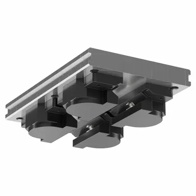 HEPCOMOTION Carriage: For 20 mm Rail Wd, Roller, GV3 Std Carriage, 22.4 mm Carriage Ht - HepcoMotion GV3 Roller Carriages