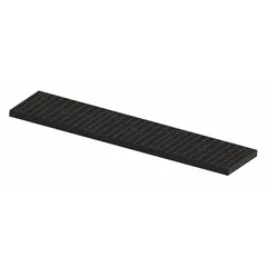 This vented shelf from DURASHELF measures 96 inches wide by 24 inches deep. It is designed for use with DuraShelf systems and fits manufacturer model number W9624. Typical applications include warehouse shelving and industrial storage.