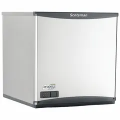 Water-cooled nugget ice machine head producing 600 lb of ice per day. Operates on 115V and measures 23 in H x 22 7/8 in W x 24 in D. Suitable for commercial kitchens, healthcare, and hospitality applications where a compact, high-output ice machine is required.