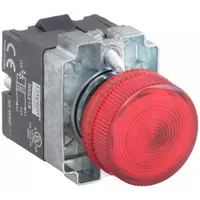 DAYTON Pilot Light: 22 mm Panel Mounting Size, Red, LED, 24 V AC/DC Max Volt Rating (Supply) (MPN 30G214)