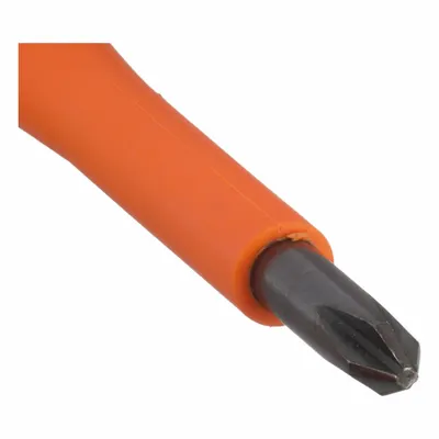 KLEIN TOOLS Insulated Screwdriver, 1 PH: Long Lg, Not ESD Safe, Tether Ready, Insulated - Insulated Phillips Screwdrivers