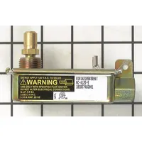 OEM replacement safety valve for GE ovens. Controls gas flow to ensure safe operation. Suitable for use in residential and commercial cooking appliances