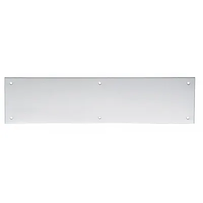 IVES 8200 US32D 6X16 Stainless Steel Push Plate, 6" x 16" - Standard Push Plates