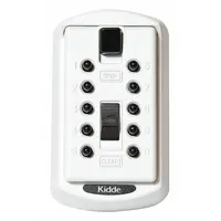 KIDDE Lock Box: Mechanical Combo Lock, 2 Key Capacity, 3 7/8 in Outside Ht, 2 3/8 in Outside Wd (MPN 1413)