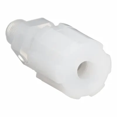 PARGRIP PFA Compression Tube Fitting Adapter, 3/8 in OD x 1/4 in MNPT, GAMS-64 - PFA Compression Tube Fittings