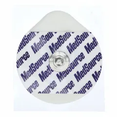 Foam ECG electrode for adult patients, white color, meeting FDA standards. Supplied in a pack of 600 units. Used for monitoring cardiac electrical activity during diagnostic procedures or continuous monitoring.