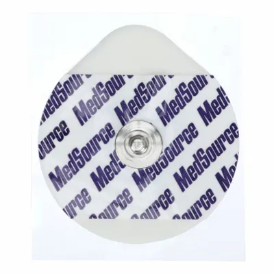 MEDSOURCE MS-65005 Foam ECG Electrode, Adult, White, FDA, 600 PK - Foam ECG Electrodes
