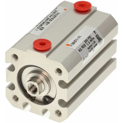 SMC Compact Cylinder: 3/4 in Bore Dia, 3 in Stroke Lg, Tapped Hole Mounting - Basic Mount Compact Cylinders