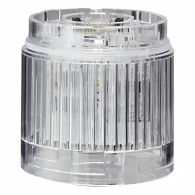 PATLITE Tower Light Module: Steady, 24V DC, Amber, 50 mm Overall Dia, 40 mm Overall Ht - Steady Light Modules