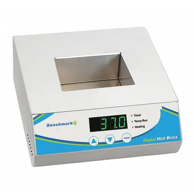 BENCHMARK SCIENTIFIC Digital Dry Bath: 7 3/4 in Overall Dp, 3 1/4 in Overall Ht - Dry Baths