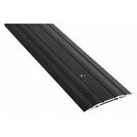 This 6 ft aluminum saddle threshold features a fluted transition surface. It is used to seal the gap beneath doors, blocking drafts, debris, and pests while providing a smooth transition between flooring surfaces. Suitable for commercial and industrial doorways requiring a corrosion-resistant seal