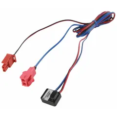 This sensor cable is designed for use with touchless faucets in the WH3375 series. It operates on 9V DC power and uses AA batteries. The wire construction includes a universal plug (male) connector. Typical applications include automatic faucet activation in commercial restrooms and other facilities.
