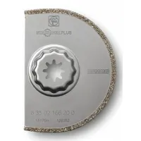 FEIN Oscillating Scraper Blade: 3 in Blade Wd, 3 9/16 in Blade Lg, Diamond Grit, Starlock Connection (MPN 63502166210)