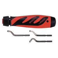 SHAVIV Deburring Tool Set: E100/E200/E300 Blade, Mango IIE Handle (MPN 155-90068)