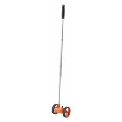 Measuring Wheel, 9,999 ft Range, Adj Handle, Spoked Dual Wheel