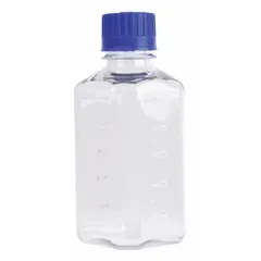 APPROVED VENDOR 500 mL PETG Media Bottle with Tamper-Evident Closure, Sterile, Graduated, Colorless
