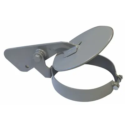 ANTHES Exhaust Rain Cap: Chrome, Steel, Silver - Exhaust Stack Rain Caps