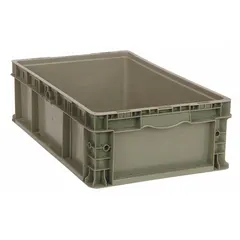 QUANTUM STORAGE SYSTEMS Straight Wall Tote: 10.5 gal, 24 in x 15 in x 9 1/2 in, Stacking Capable (MPN RSO2415-9). Key specifications — Material: Plastic; Stackable: Stacking Capable; Brand: QUANTUM STORAGE SYSTEMS.