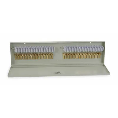 OEM Key Control Cabinet: 48 Key Capacity, Single Key Lock, Steel, Beige, 7 1/4 in Ht - Key Cabinets with Key Lock