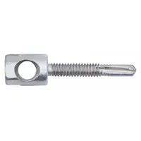 This 25-pack of steel rod hangers is designed for horizontal mounting on steel structures. Each hanger has a 1/4 in screw size and 2-1/4 in overall length. Suitable for securing threaded rod in applications where concrete anchoring is not required