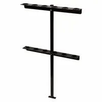 Hand tool rack for organizing and storing tools in service trucks or workshops. Overall length 39 in, width 4 in, height 2 1/2 in. Suitable for fleet and vehicle maintenance applications