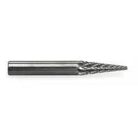WIDIA Carbide Bur: Pointed-End Cone, SM-51, Double Cut, 1/4" x 1/2" Head, 1/8" Shank (MPN M41489)