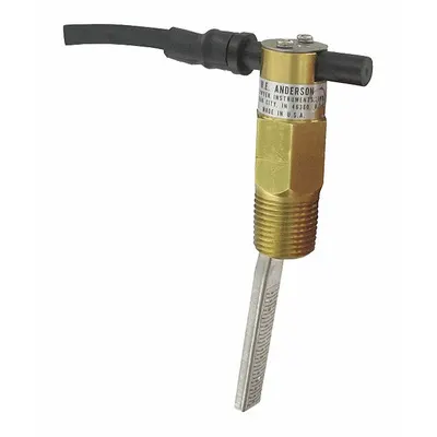Dwyer Flow Switch: Paddle, 1/2 in/2 in For Pipe Size, Brass, 1/2 in NPT, 1/2 in Connection Size - Insertion-Style Switches for Liquids
