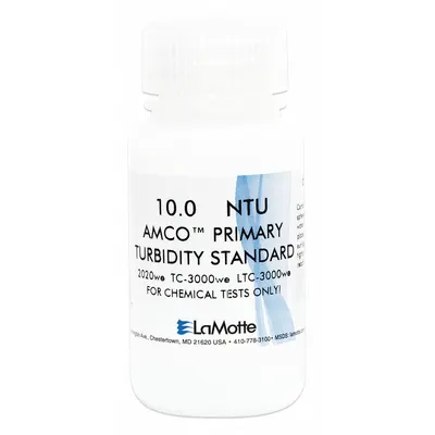 LAMOTTE Turbidity Calibration Standard: Lab, 60 mL Volume, 10 NTU, 1451 - Turbidity Standards