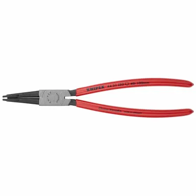 KNIPEX Retaining Ring Plier: Internal, For 40 mm to 100 mm Bore Dia, 0.091 in Tip Dia - Internal Retaining-Ring Pliers