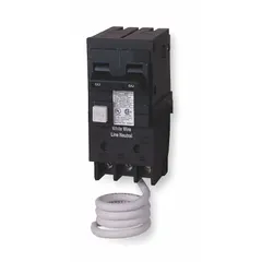 The SIEMENS QF260A is a 2-pole miniature circuit breaker rated 60 A at 120/240V AC, with a 10kA interrupting rating. It is a plug-in QF type designed for use in Siemens Load Centers, providing overcurrent protection for residential and light commercial branch circuits.