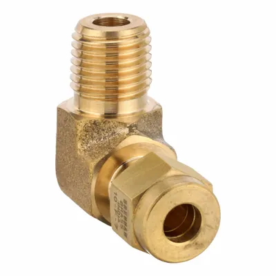 BRENNAN INDUSTRIES N2501-04-04-B Clean & Bagged Double-Ferrule - Clean & Bagged Double-Ferrule Brass Compression Fittings