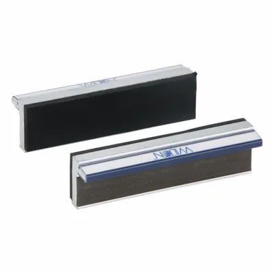 WILTON Magnetic Jaw Cap: Aluminum, For 4 1/2 in Vise Jaw Wd, 4 1/2 in Jaw Cap Wd - Magnetic Vise Jaw Caps