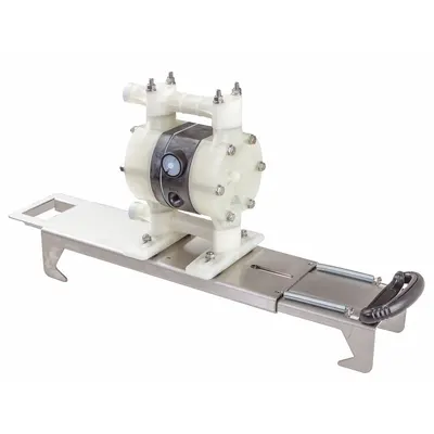 OEM Air Drum Pump: Stub Pump w/ Drum Mounting Bracket - General Purpose Diaphragm Drum Pumps