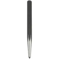 Prick Punch: 3/16 in Tip Size, Hexagon, 5 1/4 in Overall Lg, 1 3/4 in Taper Lg, Plain Grip, 3/8 in