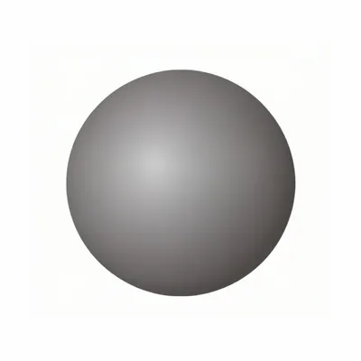 PVC Chemical Resistant PVC Balls, 3/8 in, Gray, 250 Pack
