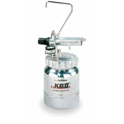 DEVILBISS Spray Gun Cup: Siphon Feed Spray Gun Cup, Spray Gun Cups, Regulator