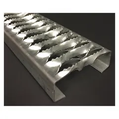 APPROVED VENDOR Channel, Serrated, Steel, 3222014-12