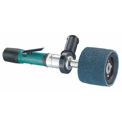 DYNABRADE Air Finishing Sander: 3 1/4 in Max, 0.4 hp, 22 cfm, 1/4 in NPT, 5/8 in Arbor - Inline-Mount Finishing Tools