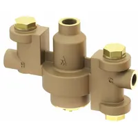 ACORN CONTROLS Thermostatic Mixing Valve: For Hot Water/Water Media, Thermostatic, Brass, EPDM, NPT (MPN ET71-2)