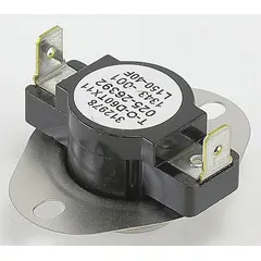 This YORK limit control is a replacement part for HVACR systems, designed to monitor temperature or pressure and shut down the unit if unsafe conditions arise. It is commonly used in commercial and industrial heating and cooling equipment to prevent damage.