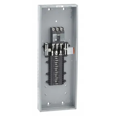 SQUARE D Load Center: 125 A Amps, 208Y/120/240V AC, 30 Spaces, 25kA, 0 Max. No. of Tandem Breakers - Square D QO - Main Lug, Convertible, Plug-On Neutral Load Centers