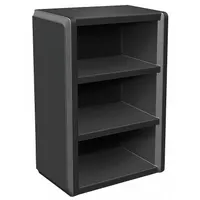 CORTECH Open Chest: Black, 42 in Overall Ht, 30 in Overall Wd, 18 in Overall Dp, 4 Shelves (MPN 7201BK)