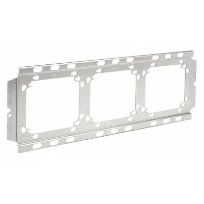 B-LINE BY EATON Mounting Bracket: Galvanized Steel, Silver, 1 in Overall Dp - Mounting Accessories for Electrical Boxes